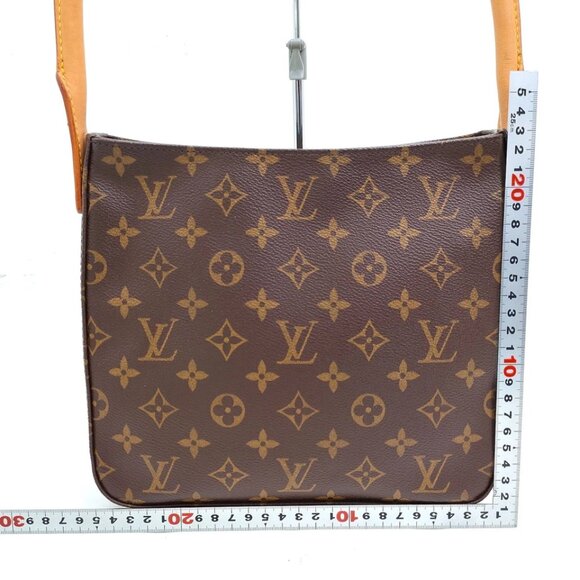 Louis Vuitton LV Shoulder Bag Looping MM Brown Monogram 850-080925 - Picture 2 of 13